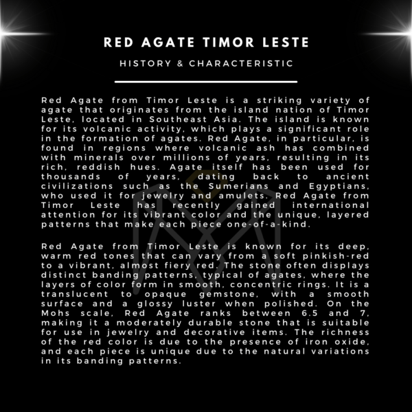 Red Agate Timor Leste - Image 2